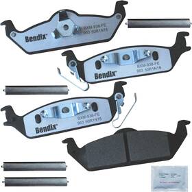 Mkd963fm Bendix 887243236881 Fleet Metlok Semi-metallic Rear Brake Pads For Dodge Dakota