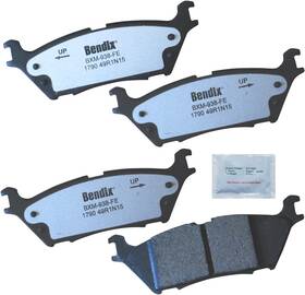 Mkd1790fm Bendix 887243237796 Semi Metal Rear Brake Pad Set Fleet Metlok For Ford And Lincoln 2022-18