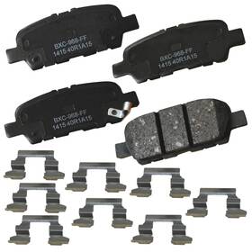 Sbc1415 Bendix Premium Rear Brake Pads For Ex35 37 Fx35 G25 G37 Metallic