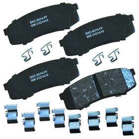 Sbc606 Bendix Premium Ceramic Rear Brake Pads For Select Models Metallic