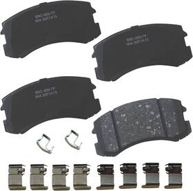 Sbc904 Bendix Premium Ceramic Front Brake Pads For Mitsubishi Lancer
