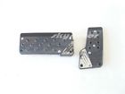 Black Pc Gas 2 Set Universal Carbon Pads Automatic Cover Sport Pedal Brake
