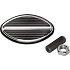 199335 Brake Pedal Specialties Aluminum Oval Black Pad Billet Clutch
