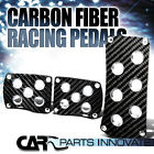 Brake Fiber Manual Transmission Carbon Throttle Pedals Pad Cover Clutch Foot T