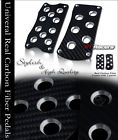 Brake Pedals Blk Jdm Gas Carbon Universal Auto Transmission Fiber Ge Aluminum