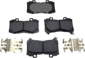 14d1802ch Branded 19343710 Silver Ceramic Front Disc Brake Pad Set