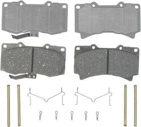14d1119ch Branded 707773758038 Silver Ceramic Front Disc Brake Pad Set With Hardware