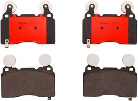 P10064n Brembo 10064 Premium Ceramic Front Disc Brake Pad Set Cadillac/chevrolet