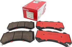 P37018n Brembo Premium Ceramic Front Disc Brake Pad Set