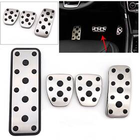 Bstore 550732568250 Car Foot Gas Brake Pedal Cover Kit For Subaru Legacy Outback Forester Impreza Xv