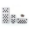 C145-a035 Areyourshop Aluminum Aotomatic At Pedal Pad Brake Gas Foot Rest