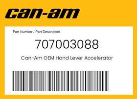 707003088 Can-am Genuine Hand Lever Accelerator -