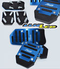 Car Cover Aluminum Pedal Manual 3pcs Universal Blue Prices -slip Pad