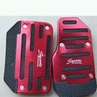 Car Red Pedals Automatic Pads Cover Aluminum Universal -slip 2x Sports Kit