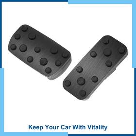 Carpopart 726215630626 1 Set Car Foot Pedal Pads Accelerator Gas Brake Cover For Subaru Impreza