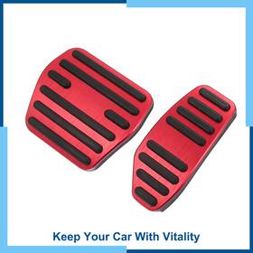 Carpopart 726215631159 Pack 2 Brake Gas Accelerator Pedal Covers Foot Pad For Nissan Infiniti