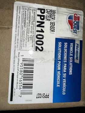 Ppn1002 Carquest Premium Vehicle Solutions Accelerator Pedal Sensor