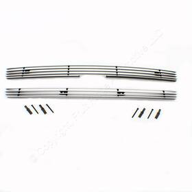 41272 Carriage Works Overlay Billet Bar Grille Polished Aluminum For 2002 Trail Blazer