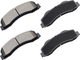 066504 Cciyu D1414 Front Ceramic Brake Pads Kit 4pcs Fit For 2010-2019 Ford