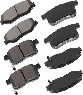 822651 Cciyu D958 D1451 Front Rear Ceramic Brake Pads Kits 8pcs Fit For 2011-2017