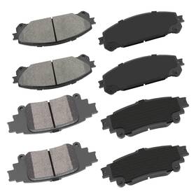 823221-5210-1830001724 Cciyu D1324 D1391 Front And Rear Ceramic Brake Pads Kits 8pcs Fit For