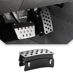 2021092409 Cherocar Gas Pedal Extender Cover Adjustable Driver Foot Rest Pad For Jeep Wrangler Jk