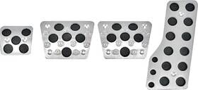 M11012 Classic Industries 1967-77 Camaro / Firebird Manual Transmission Aluminum Pedal Cover Set