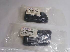 Fd01-m47 Corvex Clutch And Brake Pedal Pads For 1965-1968 Ford Mustang