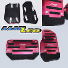 Cover Automatic Car Pcs 2 Slip Red Brand Sports Vehicle Pedal