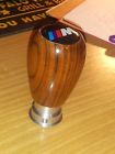 Custom Bmw Adapter Aluminum Wood Knob Gear Shift Manual Mt Woodgrain