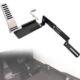 Acar-f2 Dewinston Universal Left Foot Accelerator Pedal Adjustable For Handicap/disabled Drivers