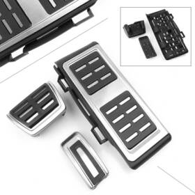 Dictorcoltd 550743492612 At Foot Pedal Rest Gas Brake Cover Accelerator Pad For Golf 7 Mk7