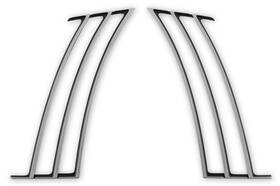Ca-190001-c Drake Muscle Cars Quarter Window Chrome Trim