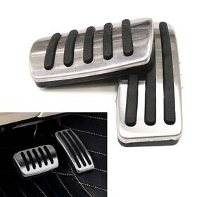 Dreamhighh 550749473608 Stainless Steel Car Fuel Brake Pedals Cover Fit For Cadillac Srx 2010-2016