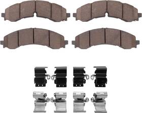 2250 Dynamic Friction Company 190920952883 5000 Advanced Brake Pads - Ceramic And Hardware Kit