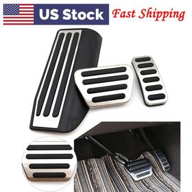 Earthoee 550719378919 Car Foot Gas Brake Pedals Cover Kit Accessory For Range Rover Sport Discovery 5