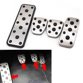 Earthoee 550728685480 Foot Gas Brake Pedals Cover Kit Fit Subaru Legacy Outback Xv Impreza Forester Us