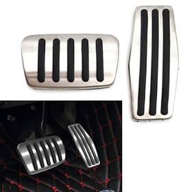 Earthoee 550749857095 Foot Gas Brake Pedals Pads Cover Kit 2pcs Fit For Chevrolet Malibu 2012-2016