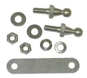 E23590 Ec Products 1958-1962 Corvette Stud Kit Accelerator Pedal Stainless Steel With Support Plate