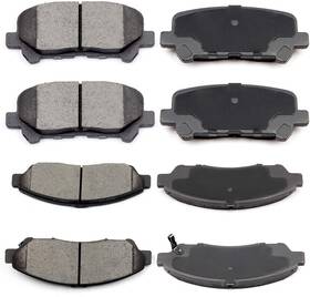 817290-5211-1504057141 Eccpp Brake Pads 8pcs Ceramic Kits Fit For 2007-2013 Acura Mdx