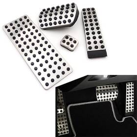 Efmotorshop 211311223808 4pcs Car Foot Pedal Pad Cover Kit For Mercedes-benz E S Sl Slk W124 Cl Clk R Us