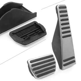 Enen-tradingusa 612050792554 Manual Non-slip Accelerator Foot Pedals Pad Cover Aluminum For Volvo Xc60 2018