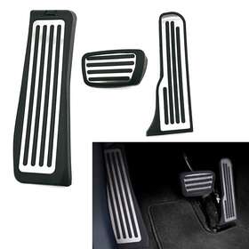 Enen-tradingusa 880000423951 Foot Rest Brake Gas Pedals Cover For Chevrolet Camaro 16-18 Stainless Steel Lhd