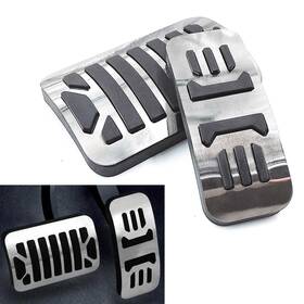 Flashbuyeasy 532616229983 Stainless Steel Car Brake Gas Pedals Protection Cover Fit Jaguar Xe Xf Xj Xjl