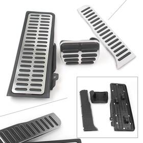Flashbuyeasy 550749193599 Stainless Steel Car Automatic At Pedal For Vw Jetta Mk6 2012-2016 Lhd