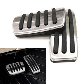 Flashbuyeasy 550749823823 Stainless Steel Car Fuel Brake Pedals Cover Fit For Cadillac Srx 2010-2016