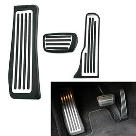 Flashbuyeasy 550750893082 3x Foot Rest Brake Gas Pedals Cover For Cadillac Ats Ats-v Ats-l Ct6 Ct5 Ct4 Lhd
