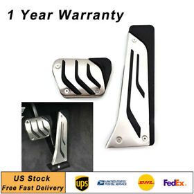 For Bmw 1/2/3/4/5/6/7/8 Series Auto Foot Gas Brake Pedals Cover Kit 2pcs Set