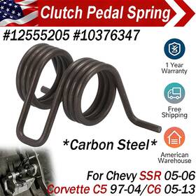 10376347 For Chevrolet 12555205 Clutch Pedal Return Spring 1997-2013 Corvette C5 C6 Fix