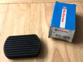 434-g72 Ford New 68-72 Truck F8000 Cabover Brake Or Clutch Pedal Pad Oem 1968-1972